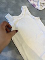 بادی نوزادی آستین رکابی برند لوپیلو سایز 0 تا 2 ماه - تصویر 5