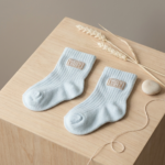 جوراب نوزادی و کودک مدل Mom Love و Hello Boy