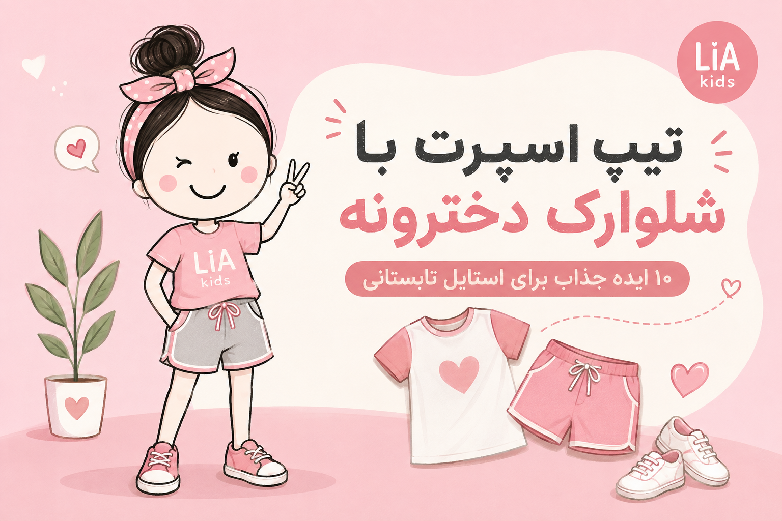 تیپ اسپرت با شلوارک دخترانه؛ ۱۰ ایده برای استایل راحت و تابستانی