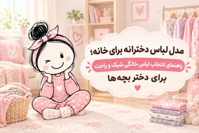 مدل لباس دخترانه برای خانه | خرید لباس خانگی دخترانه