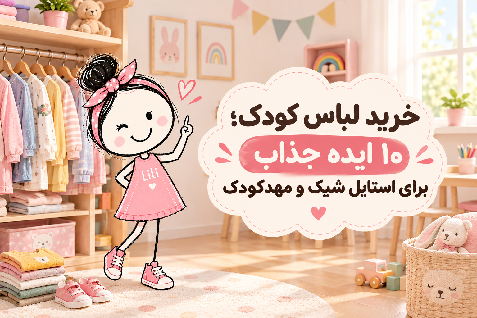 خرید لباس راحتی دخترانه